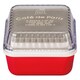 弁当箱 2段 510ml cafe de Paris スクエアEMランチ レッド