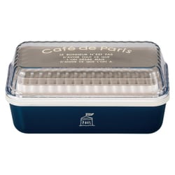 弁当箱 2段 590ml cafe de Paris 長角EMランチ ネイビー