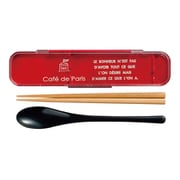 コンビセット cafe de Paris スプーン箸セット レッド