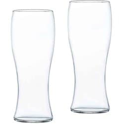 ビアグラスセット 2個入り 395ml 薄づくり 専用木箱 ガラス G096-T284