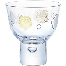 盃 お猪口 冷酒用 130ml 和紋 ガラス 07600-J430
