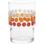 グラス 250ml スタックグラス 昭和のプリントグラス ガラス ファニー 00346HS