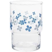 グラス 250ml スタックグラス 昭和のプリントグラス ガラス ライム 00346HS