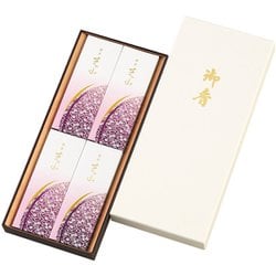 線香 銘香芝山 進物 4箱入 贈答用 日本香堂 65018