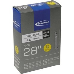 15SV-ML ハコ 自転車用チューブ 仏式50mm 700C ETRTO：18-622、20-622、22-622、23-622、25-622、28-622、22-630、25-630 バルブ固定式 10464813