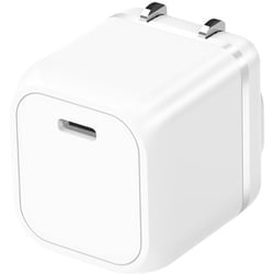 USB急速充電器 USB PD（パワーデリバリー）対応 20W USB-C×1 PD-PPS GaN IC採用 スイングプラグ クラシックホワイト FUSBACG201CWH