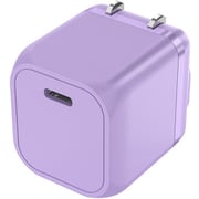 USB急速充電器 USB PD(パワーデリバリー)対応 20W USB-C×1 PD-PPS GaN IC採用 スイングプラグ ラベンダー FUSBACG201CPU