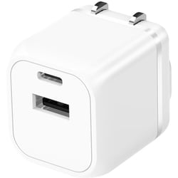 USB急速充電器 USB PD（パワーデリバリー）/QC（クイックチャージ）対応 30W USB-C×1/USB-A×1 PD-PPS GaN IC採用 スイングプラグ クラシックホワイト FUSBACG302UCWH