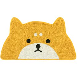 玄関マット 35×70cm 室内 半円形 柴犬 14217873053