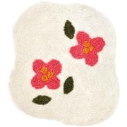 玄関マット 45×48cm 室内 花柄 ブルーム 14222873207