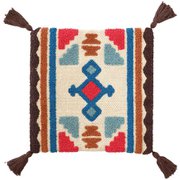 チェアパッド 33×33cm ボーホータッチ エスニック ハンドメイド メキシカン 14222883287