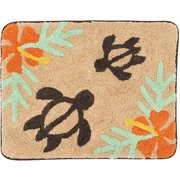 玄関マット 45×60cm 室内 ワレアホヌ クリーム 14223874024