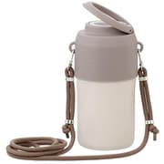 ペットボトルホルダー 保冷保温 真空二重構造 300~650ml ショルダー ベージュ NM-371