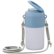 ペットボトルホルダー 保冷保温 真空二重構造 300~650ml ショルダー アイスブルー NM-372