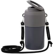 ペットボトルホルダー 保冷保温 真空二重構造 300~650ml ショルダー ブラック NM-373