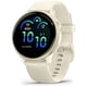 vivoactive 6 （ヴィヴォアクティブ 6） Bone / Lunar Gold（ボーン / ルナーゴールド） 42.2mm シリコンバンド GPSスマートウォッチ Suica対応 010-02985-31