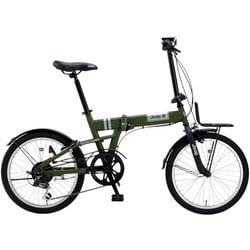 折りたたみ自転車 20インチ オリーブ Jeep 25JE-206G OLIVE