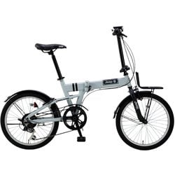 折りたたみ自転車 20インチ ライトグレー Jeep 25JE-206G LIGHT GRAY