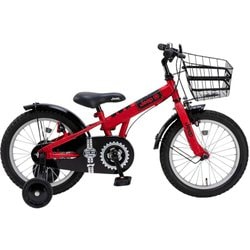 幼児用自転車 16インチ 補助輪付き レッド Jeep 25JE-16G RED