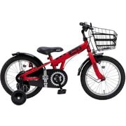 幼児用自転車 16インチ 補助輪付き レッド Jeep 25JE-16G RED