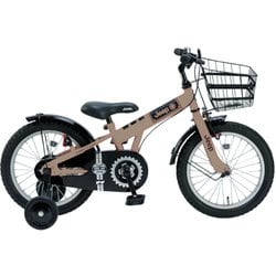 幼児用自転車 16インチ 補助輪付き サンド Jeep 25JE-16G SAND