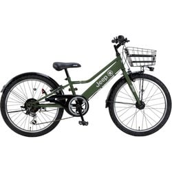 ジュニア用自転車 22インチ オリーブ Jeep 25JE-22S OLIVE