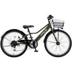 ジュニア用自転車 24インチ オリーブ Jeep 25JE-24S OLIVE