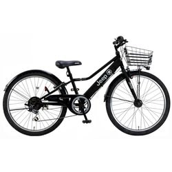 ジュニア用自転車 24インチ ブラック Jeep 25JE-24S BLACK