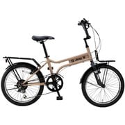 ミニベロ自転車 20インチ サンド Jeep 25JE-206MX SAND