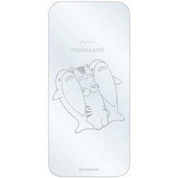 mofusand iPhone 16 Pro用 ガラスプロテクター サメにゃん MOFU-70A