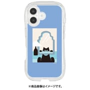 iPhone 16 対応 クリスタルクリアケース umao ブルー ARU-09BL
