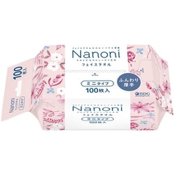 Nanoni フェイスタオル 厚手 ミニタイプ 100枚入