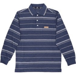 35460 SANTA BARBARA 鹿の子ポロシャツ LLサイズ 60NAVY杢 sbpoloshirt