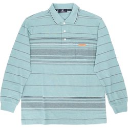 35461 SANTA BARBARA 鹿の子ポロシャツ Lサイズ 61GREEN sbpoloshirt