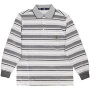 35462 SANTA BARBARA 鹿の子ポロシャツ Lサイズ 62TOP/CHARCOAL sbpoloshirt