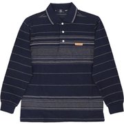 35461 SANTA BARBARA 鹿の子ポロシャツ Mサイズ 61NAVY sbpoloshirt