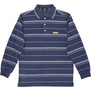 35460 SANTA BARBARA 鹿の子ポロシャツ Mサイズ 60NAVY杢 sbpoloshirt
