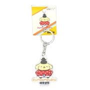 27465 サンリオキャラクターズ×源氏物語 アクリルキーホルダー 藤原道長 ポムポムプリン