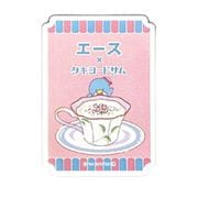 27423 サンリオキャラクターズ×純喫茶 ステッカー エース×タキシードサム