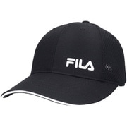 250013003 BLACK [フィラ FLM TC×LT.MESH W-BRIM FIT CAP ブラック ユニセックス]