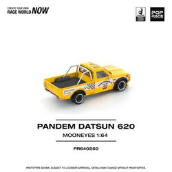 【タイ ダイキャスト EXPO 限定 】 POP RACE ダットサン 620 POP RACE 1/64 (ダイキャスト製) パンデム ダットサン 620 ホワイト