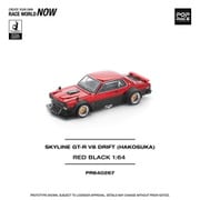 PR640267 1/64 スカイライン GT-R V8 ドリフト （ハコスカ） レッド ブラック [ダイキャストミニカー]