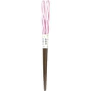 食洗 あめ玉ネジリ 箸 23cm お箸 ピンク amedamahashi