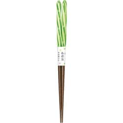 食洗 あめ玉ネジリ 箸 23cm お箸 黄緑 amedamahashi