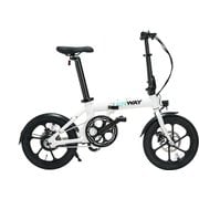 電動折りたたみ自転車 型式認定取得 5段階電動アシスト ホワイト ERWAY A01 Lite
