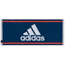 adidas ワイド フェイスタオル ネイビーブルー AD1087