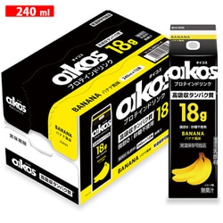 オイコス プロテインドリンク 高吸収タンパク質18g バナナ風味 240ml×12本