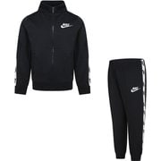 FULL ZIP SET WITH LOGO TAP キッズ トップス 長袖 パンツ セットアップ BLACK(023) 7サイズ(日本:120cm ※6-7歳) 86M452