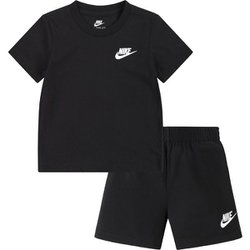 KNIT SHORT SET キッズ トップス 半袖 パンツ セットアップ BLACK×WHITE（F66） 4Tサイズ（日本：100cm ※3-4歳） 76M143