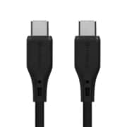 USB Type-C to USB Type-C ソフトシリコンケーブル 2m ブラック OWL-CBSCC20-BK